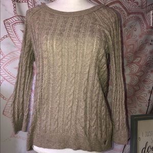 AE knit tan sweater